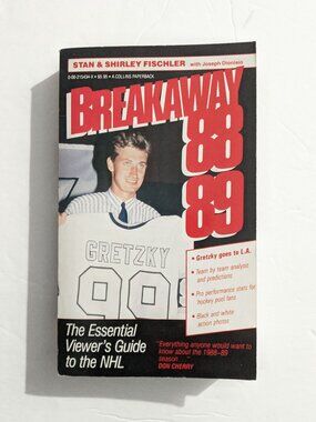 Wayne Gretzky - 1988 NHL Hockey Viewer's Guide "Breakaway 88-89" Paperback Book